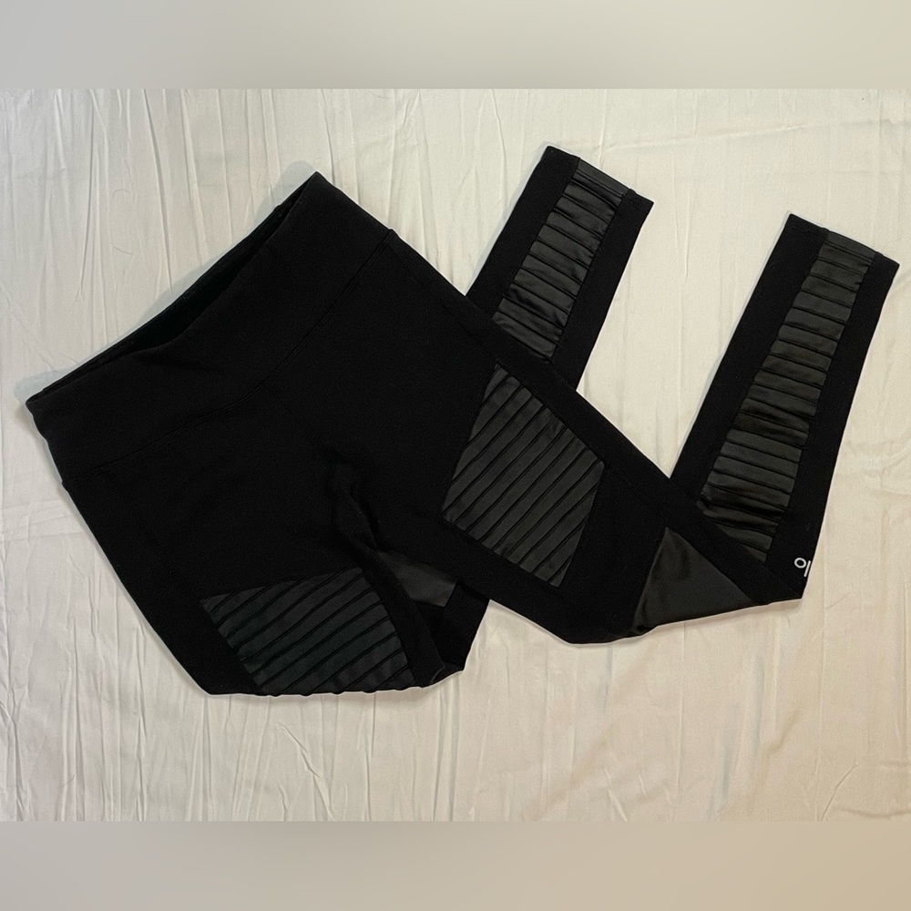 Alo Yoga Moto Leggings Black Women’s Size Small